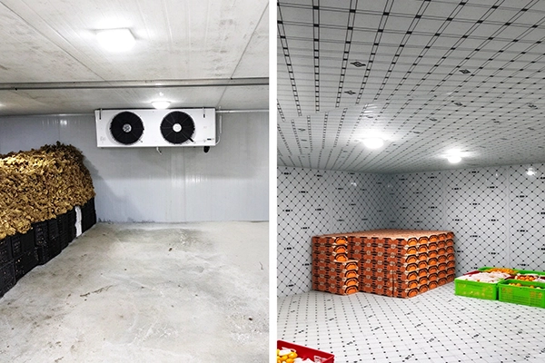 Walk in freezer system floor