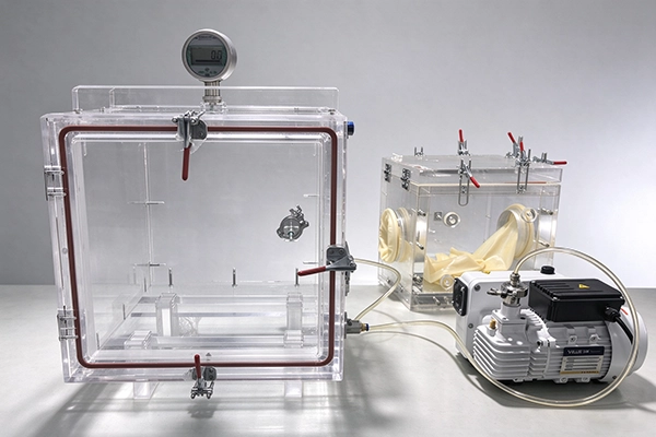 Acrylic Vacuum Chamber With Pump