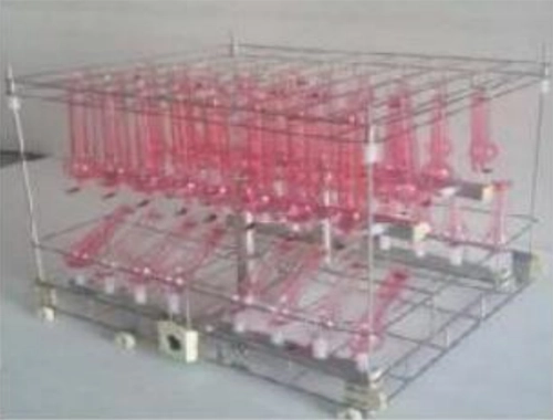 CWAB40 rack for absorption bottles