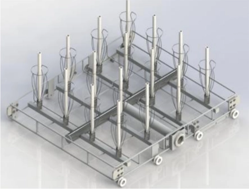 CWIR16 rack for 1000ml erlenmeyer flasks