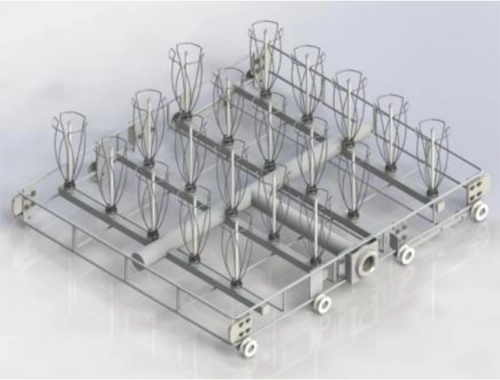CWIR20 rack for 500ml erlenmeyer flasks