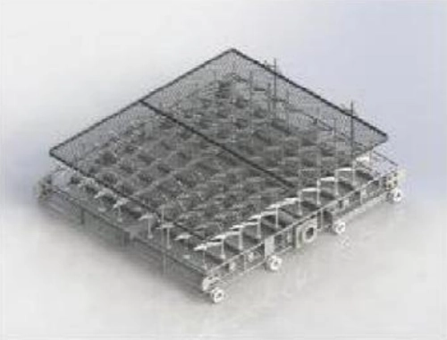 CWIR80 washing rack for beakers and centrifuge tubes